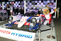 トヨタ くま吉 展示車両のTS040と@ WEC 2015年 第6戦 富士6時間レース