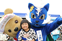 トヨタ くま吉 チェカとおかっぱ頭の女の子と@ WEC 2015年 第6戦 富士6時間レース