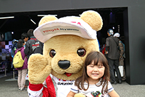 トヨタ くま吉 茶髪の女の子と@ WEC 2015年 第6戦 富士6時間レース