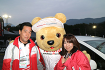 トヨタ くま吉 TOYOTA F1ウェアの夫婦と@ WEC 2015年 第6戦 富士6時間レース