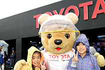 トヨタ くま吉 総柄カッパの姉妹と@ WEC 2015年 第6戦 富士6時間レース