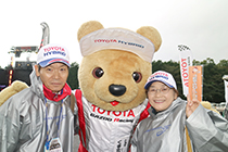 トヨタ くま吉 鈴鹿サーキットポンチョの夫婦と@ WEC 2015年 第6戦 富士6時間レース