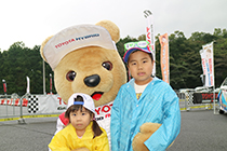 トヨタ くま吉 水色と黄色の兄妹と@ WEC 2015年 第6戦 富士6時間レース