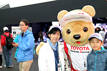 トヨタ くま吉 水色カモ柄親子と@ WEC 2015年 第6戦 富士6時間レース