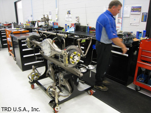 chassis parts preparation