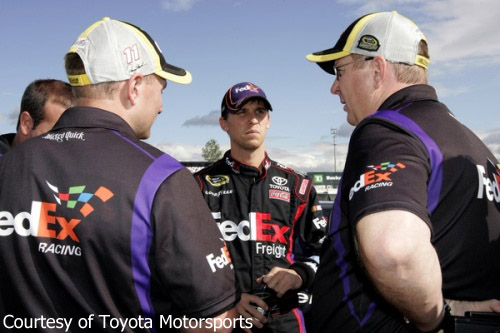 Denny and Crew with Chase Cap