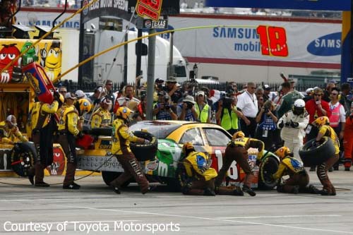 M&Ms Toyota Pit Stop