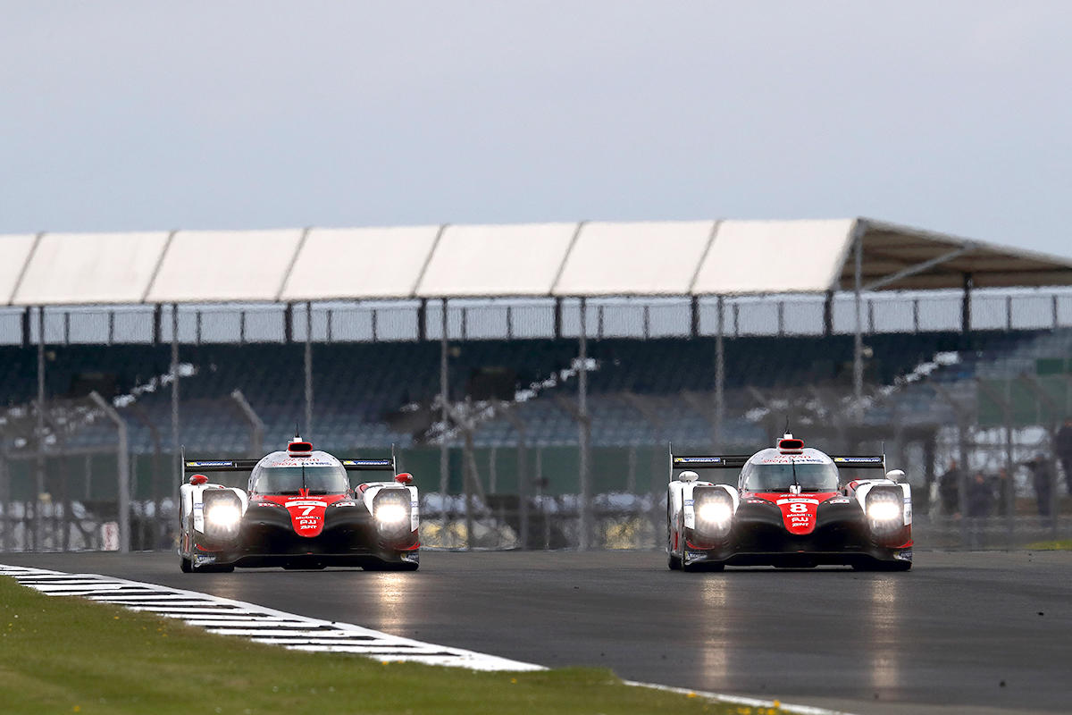 2017 TS050 HYBRID's at Silverstone Circuit