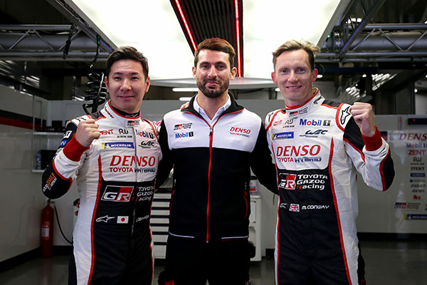 Mike Conway, Kobayashi Kamui, José Maria López won the pole position