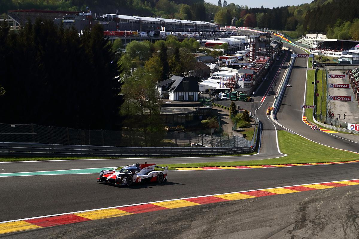 TS050 HYBRID on Eau Rouge at Spa-Francorchamps