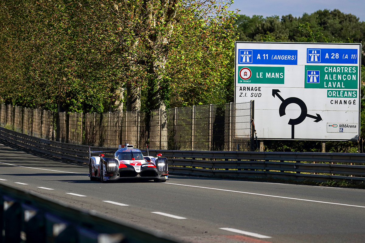 TS050 HYBRID on Test Session at Le Mans