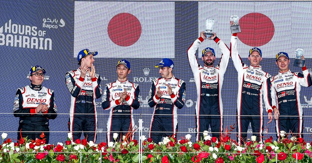 TOYOTA GAZOO Racing gets one-two victory in the 8 Hours of Bahrain.