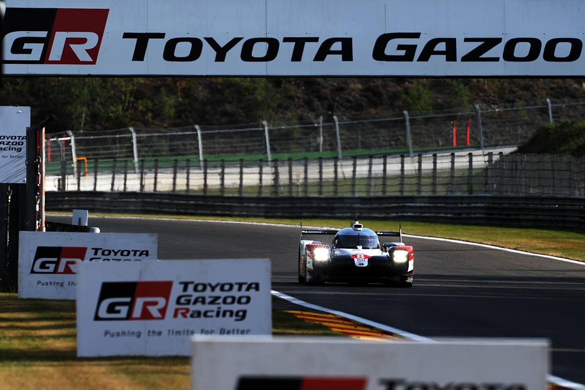 TS050 HYBRID #8 finished 4th in the first practice session