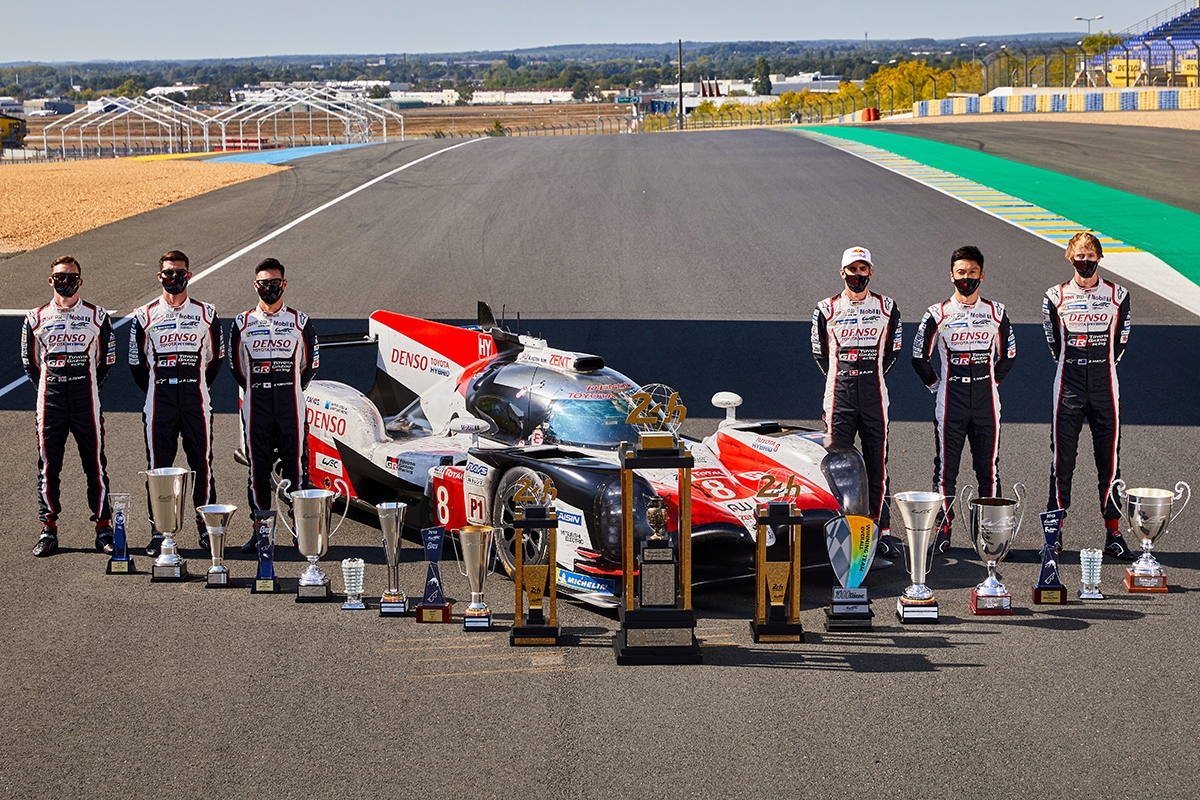 TOYOTA GAZOO Racing team drivers with the trophies you have won so far
