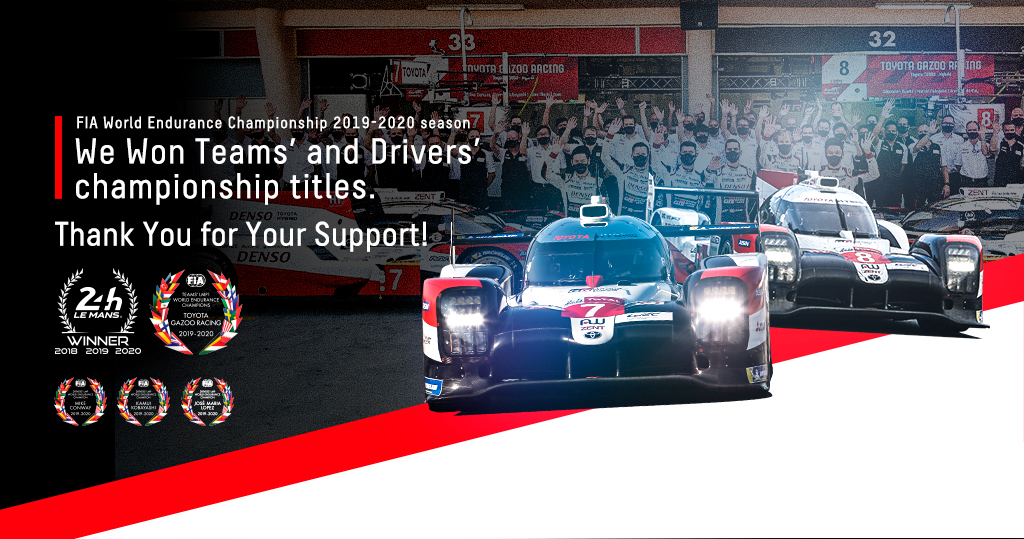 TOYOTA GAZOO Racing ONE-TWO IN BAHRAIN SECURES DRIVERS' TITLE