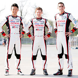 TS050 HYBRID #7 drivers:Mike Conway and Kamui Kobayashi and José María López