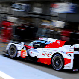 TS050 HYBRID #8 on the pit lane