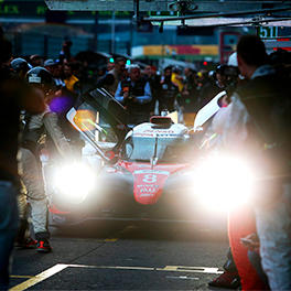 TS050 HYBRID #8 at the parc ferme