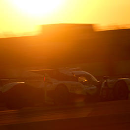 #9 TS050 HYBRID at sunset