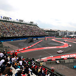 TS050 HYBRID at the stadium section of the Autodromo Hermanos Rodriguez