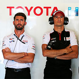Alex Wurz, José María López and Stéphane Sarrazin