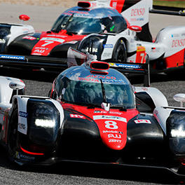 Two TS050 HYBRIDs at the Circuit of the Americas