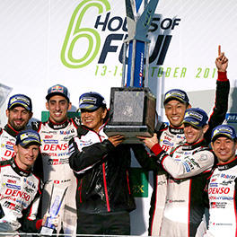 The team that climbed the podium