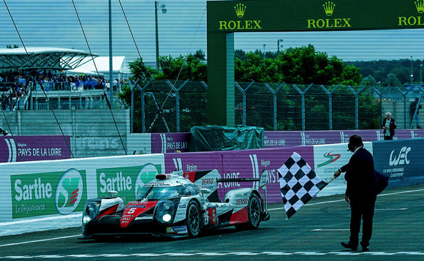 TS050 HYBRID Fifth car who managed to be checked. However, it became disqualified by regulation