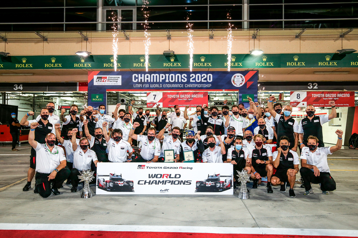 Toyota Gazoo Racing won the drives' title and teams' title of WEC 2019-2020 season.
