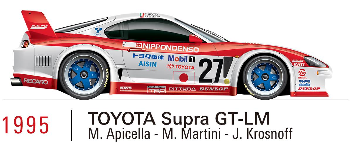1995 TOYOTA Supra GT-LM（M.Apicella/M.Martini/J.Krosnoff）