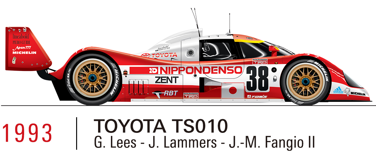 1993 TOYOTA TS010（G.Lees/J.Lammers/J.-M.Fangio II）