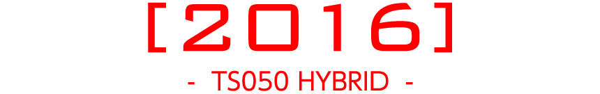 2016 TS050 HYBRID