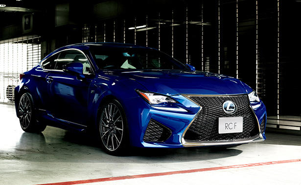 The production model LEXUS RC F