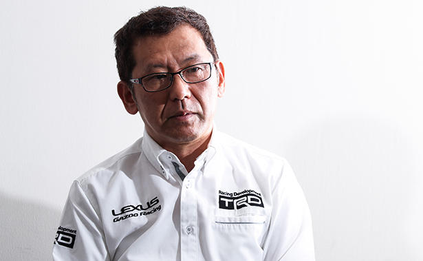 Kazumoto Yuasa, leader of the TRD team responsible for developing the RC F GT3