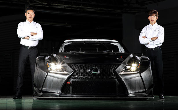 The LEXUS RC F GT3 development drivers, Akira Iida and Yuji Tachikawa