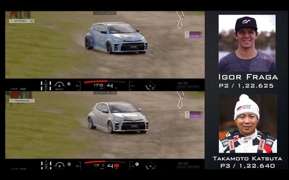 GR Yaris Time trial comparison video of two drivers challenging the top of the world!