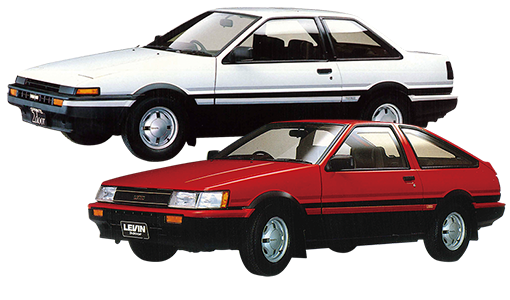 AE86 Corolla LEVIN/Sprinter Trueno (1983–1987) 