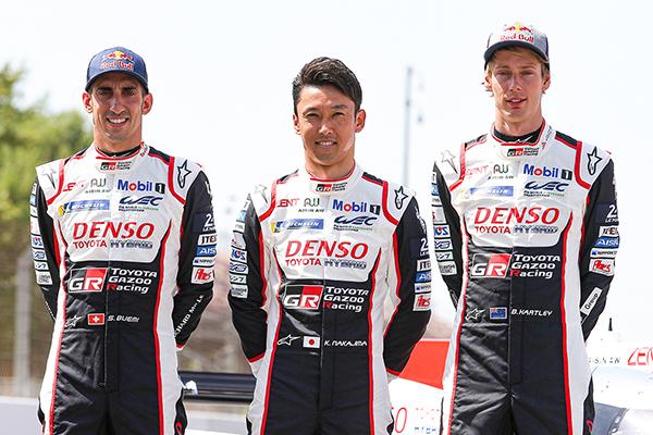 Drivers of TS050 HYBRID #8(Sébastien Buemi, Kazuki Nakajima and Brendon Hartley)