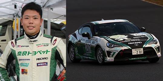 No.201 萩本 賢一 /   奈良トヨペットCR 86 BS /   奈良トヨペット CHAUPY Racing Team