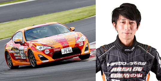 車輌名：カローラ名古屋86Racing／選手名：岩本 佳之（CLUB）