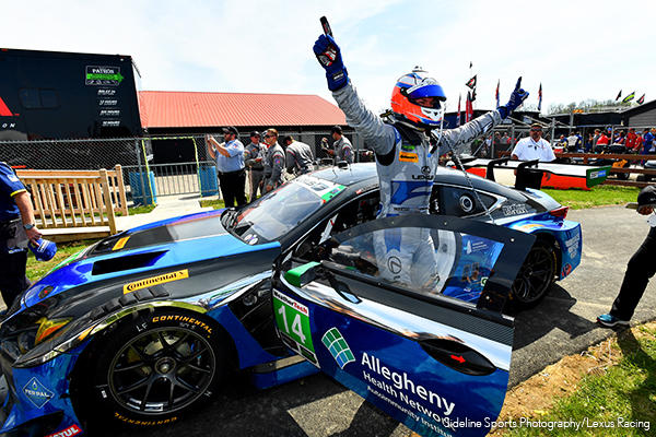 WTSC 第4戦レキシントンで初勝利をあげた3GT RacingのLEXUS RC F GT3 14号車