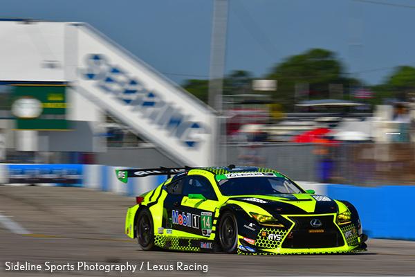 セブリング12時間レースに挑んだエイム・バッサー・サリバンのLEXUS RC F GT3 14号車