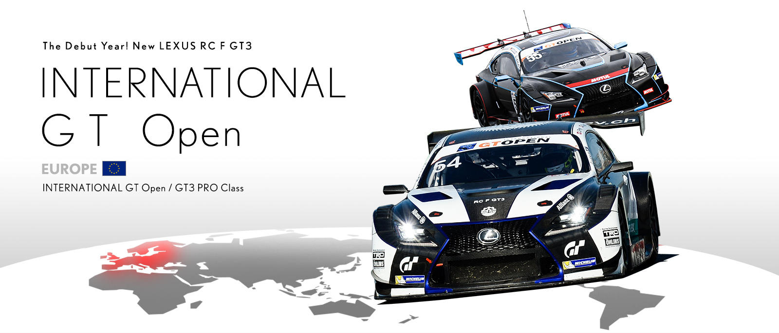 INTERNATIONAL GT Open（GT3 PRO）〜14戦で6勝を挙げランキング3位獲得 欧州の代表的なGT3シリーズで結果を残す〜 | The Debut Year! New LEXUS RC F GT3