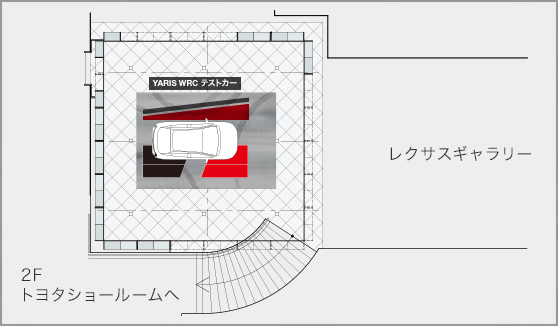1F：レクサスギャラリー トヨタコーポレートゾーン