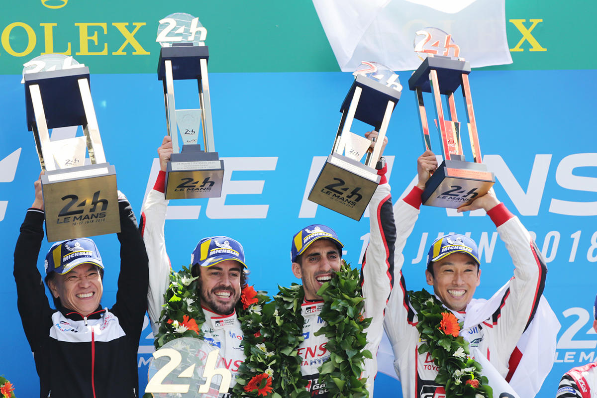 ル・マン24時間レースで悲願の初優勝を遂げた中嶋一貴選手