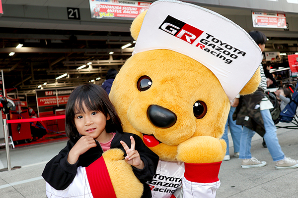 トヨタ くま吉 @ スーパーフォーミュラ 2019年 第1戦（開幕戦）鈴鹿