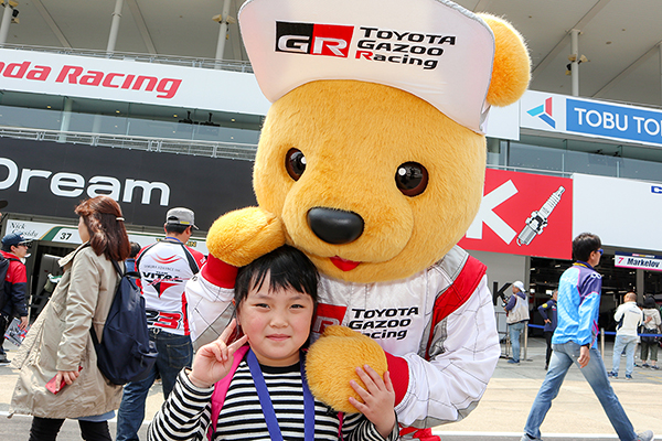 トヨタ くま吉 @ スーパーフォーミュラ 2019年 第1戦（開幕戦）鈴鹿