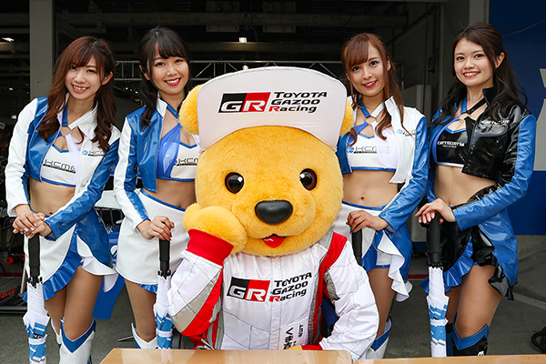 トヨタ くま吉 @ スーパーフォーミュラ 2019年 第1戦（開幕戦）鈴鹿