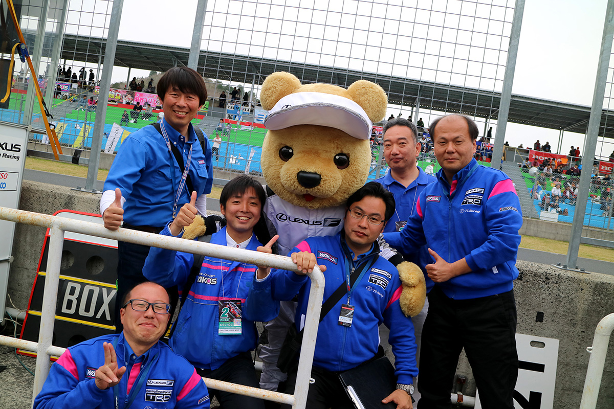 レクサス くま吉 @ SUPER GT 2016年 第1戦 岡山