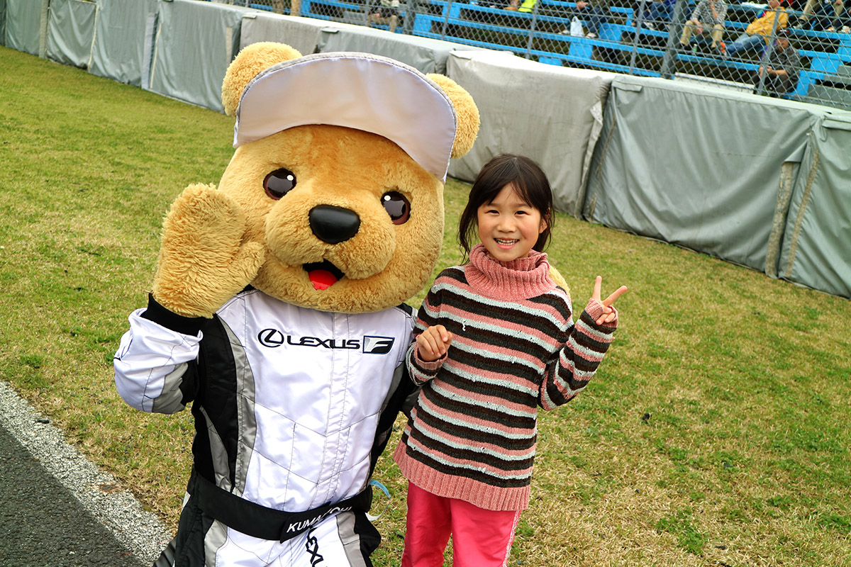 レクサス くま吉 @ SUPER GT 2016年 第1戦 岡山